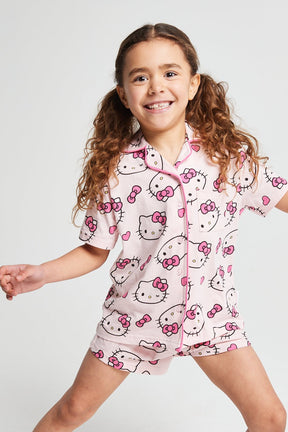 Hello Kitty Girls Short Pyjama Set - Brand Threads