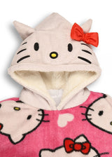 Hello Kitty Womens Hoodie Blanket - Brand Threads