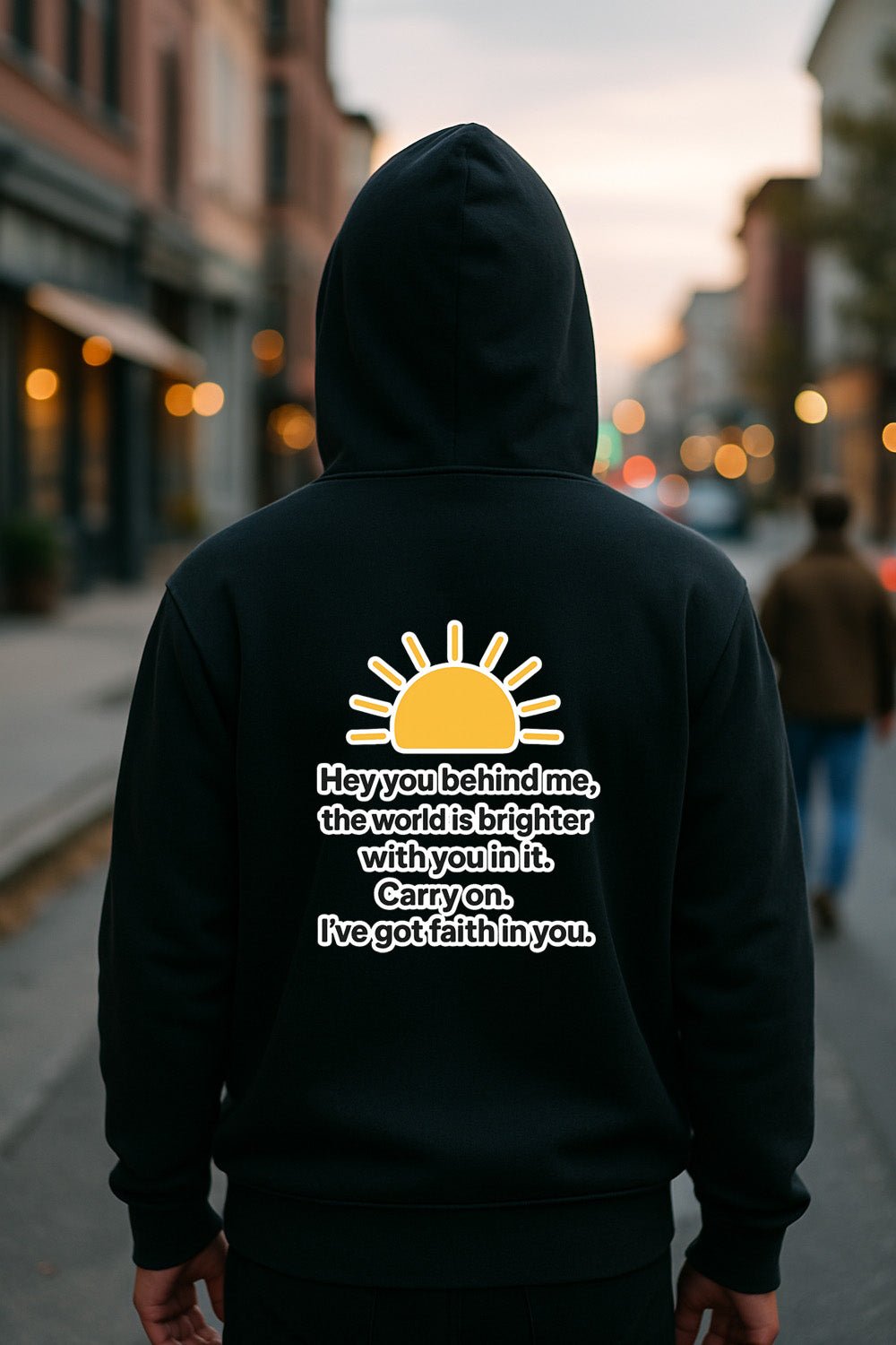 Hey You Behind Me Mental Health Hoodie - Brand Threads