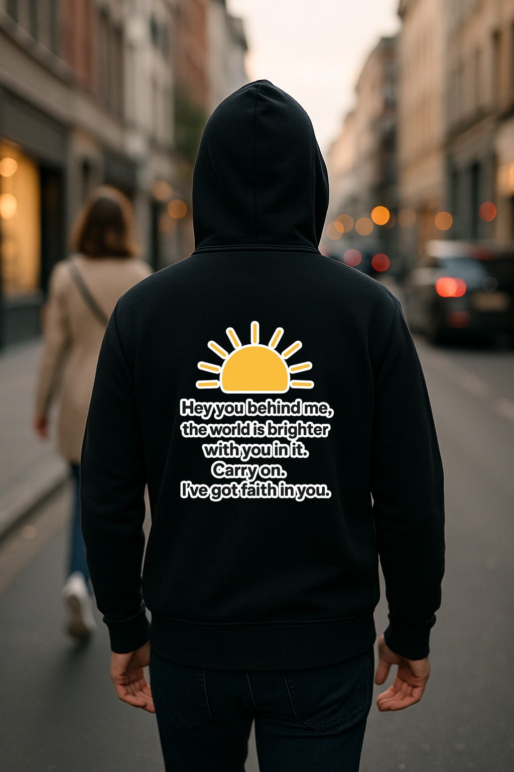 Hey You Behind Me Mental Health Hoodie - Brand Threads