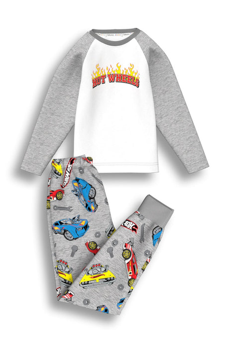 Hot Wheels Boys Long Sleeve Pyjama Set - Brand Threads