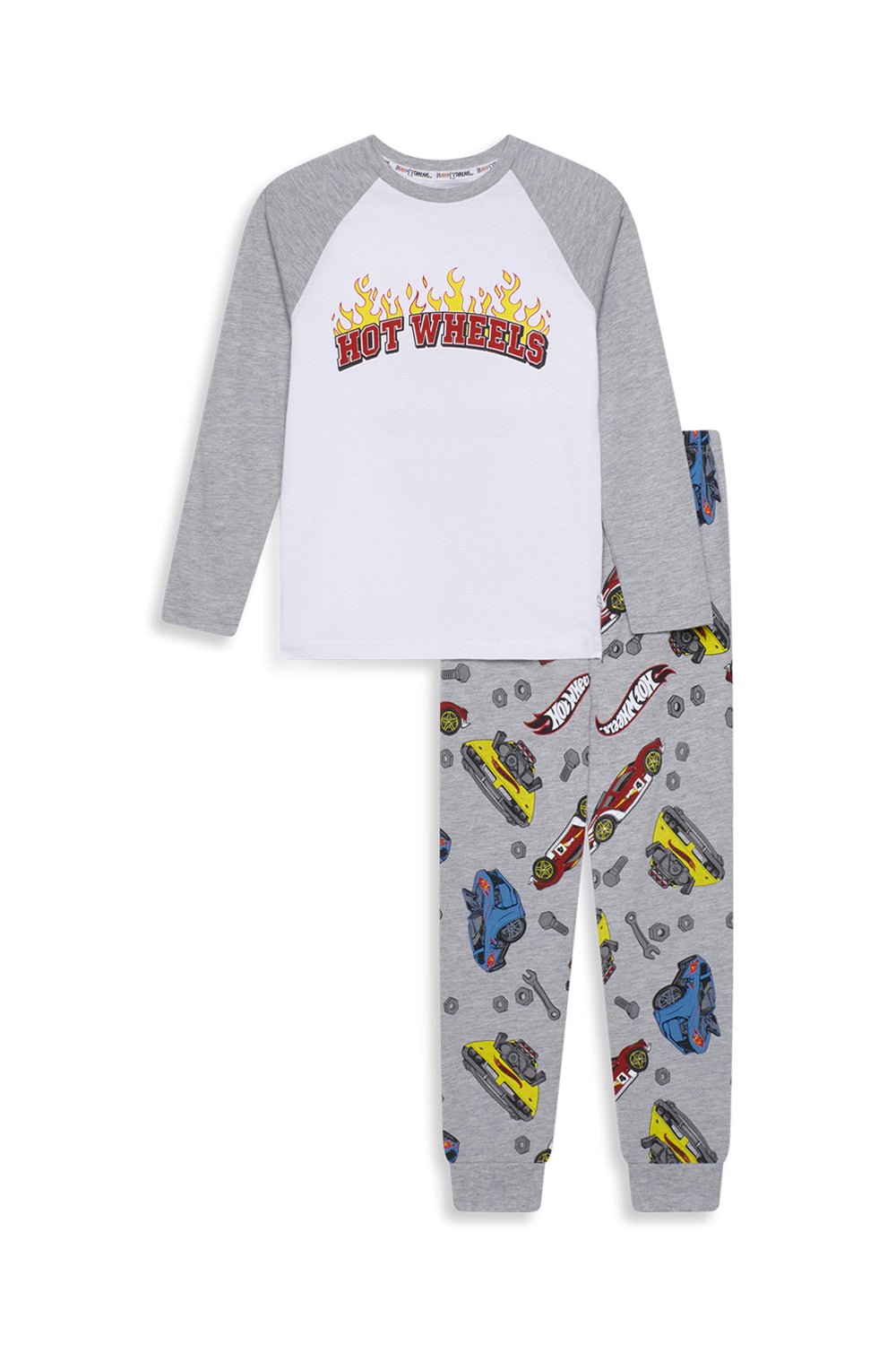 Hot Wheels Boys Long Sleeve Pyjama Set - Brand Threads