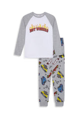 Hot Wheels Boys Long Sleeve Pyjama Set - Brand Threads