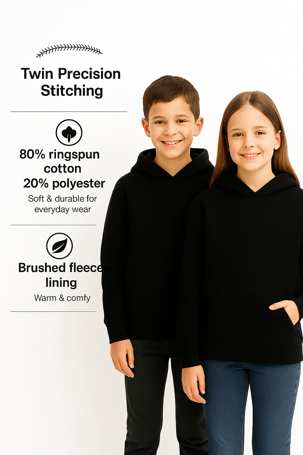 Italian Brainrot Kids Grey Hoodie - Brand Threads