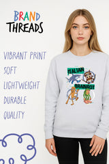 Italian Brainrot kids grey sweatshirt - Brand Threads