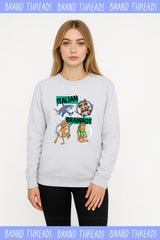 Italian Brainrot kids grey sweatshirt - Brand Threads