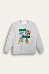 Italian Brainrot kids grey sweatshirt - Brand Threads