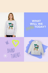 Italian Brainrot kids grey sweatshirt - Brand Threads