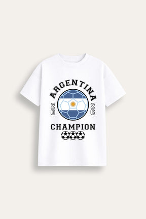 Kids Argentina Football T-Shirt - Brand Threads