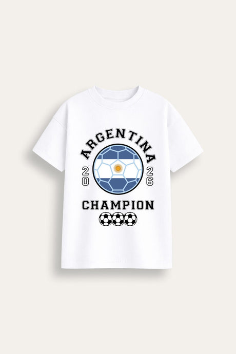 Kids Argentina Football T-Shirt - Brand Threads