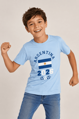 Kids Argentina Football T-Shirt - Brand Threads