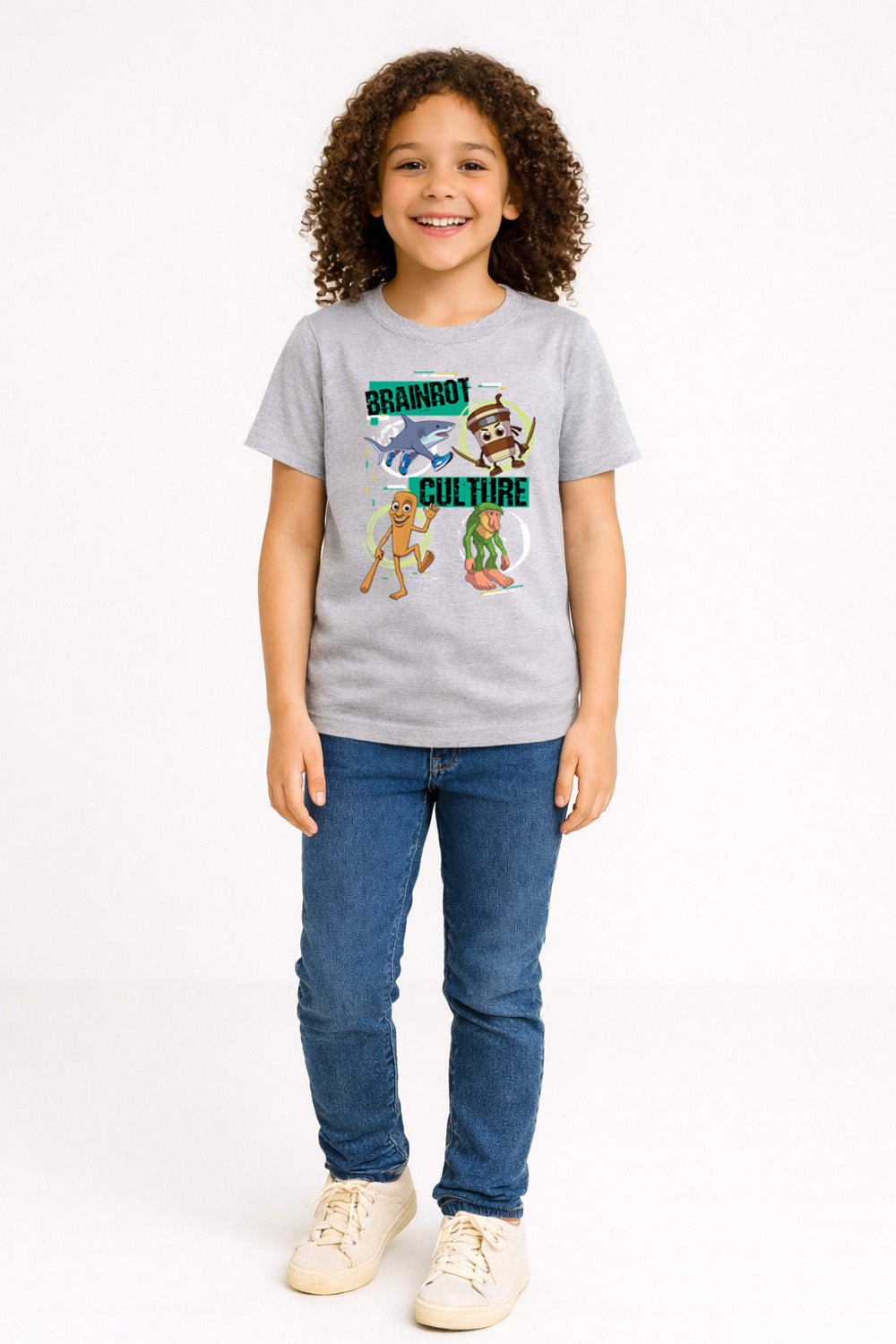 Kids Brainrot T Shirt - Brand Threads