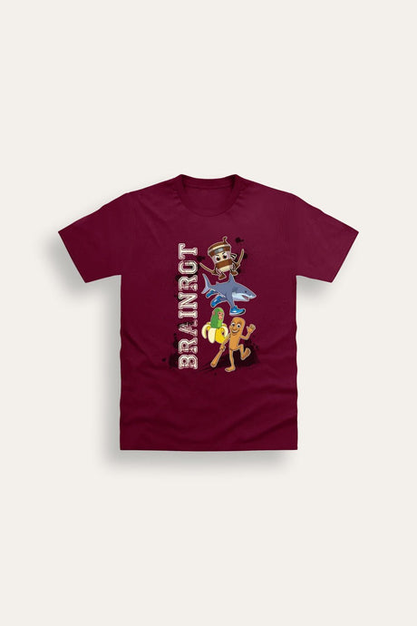 Kids Brainrot T Shirt - Brand Threads