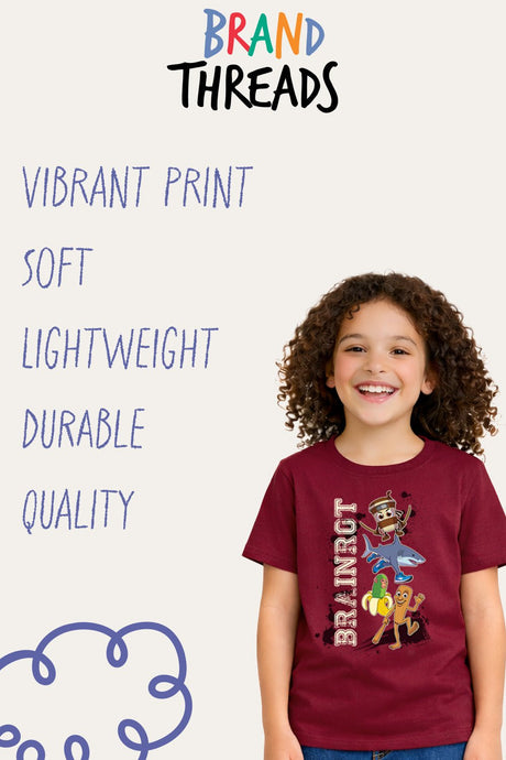 Kids Brainrot T Shirt - Brand Threads