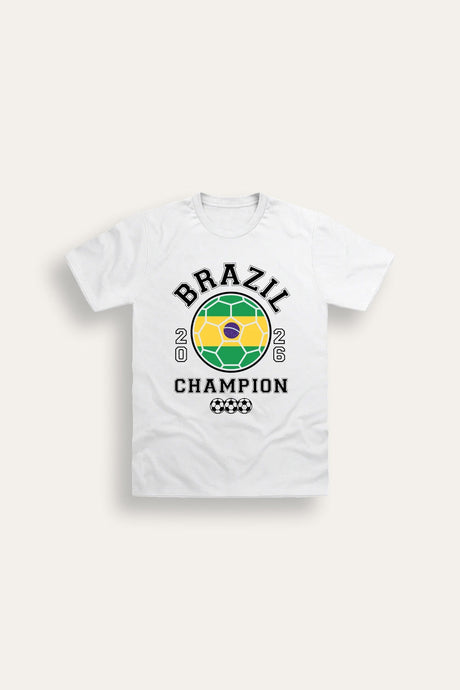 Kids Brazil Football T-Shirt - Brand Threads