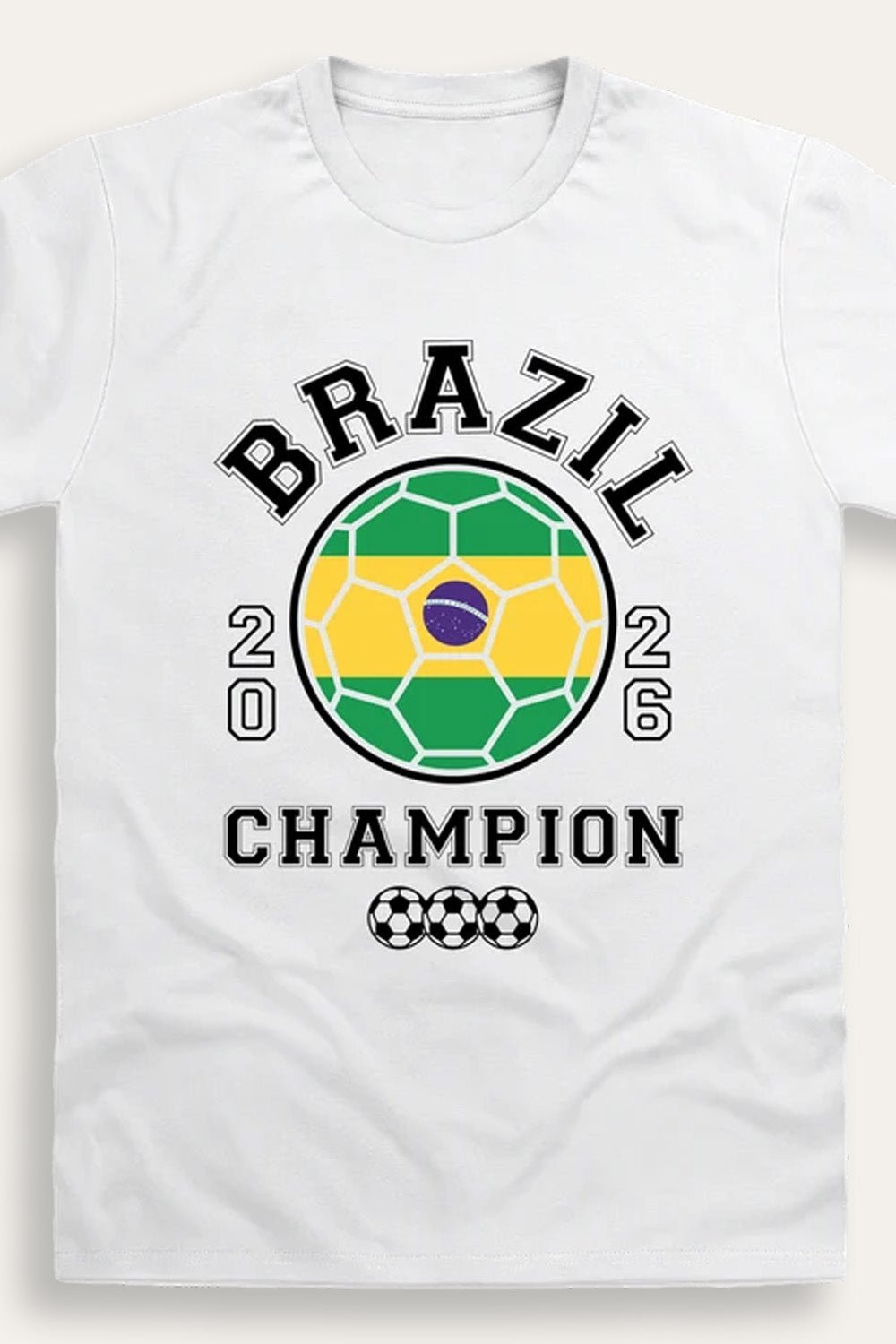 Kids Brazil Football T-Shirt - Brand Threads
