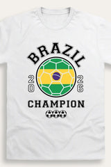 Kids Brazil Football T-Shirt - Brand Threads