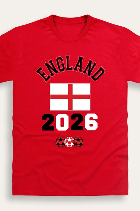 Kids England Football T-Shirt - Brand Threads