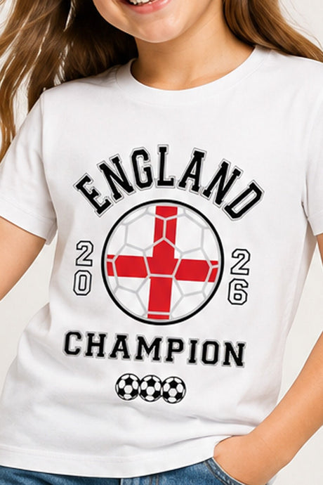 Kids England Football T-Shirt - Brand Threads