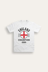 Kids England Football T-Shirt - Brand Threads