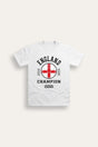 Kids England Football T-Shirt - Brand Threads