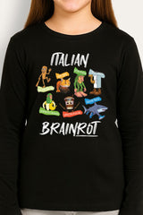 Kids Italian Brainrot Long Sleeve Pyjama Set - Brand Threads