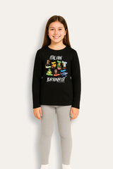 Kids Italian Brainrot Long Sleeve Pyjama Set - Brand Threads