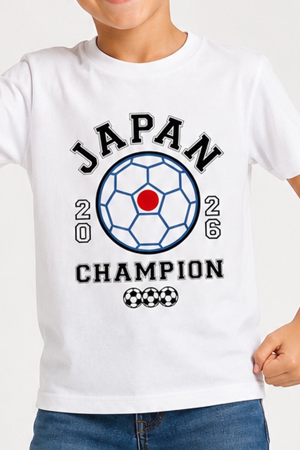 Kids Japan Football T-Shirt - Brand Threads