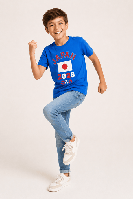 Kids Japan Football T-Shirt - Brand Threads