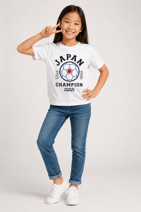 Kids Japan Football T-Shirt - Brand Threads