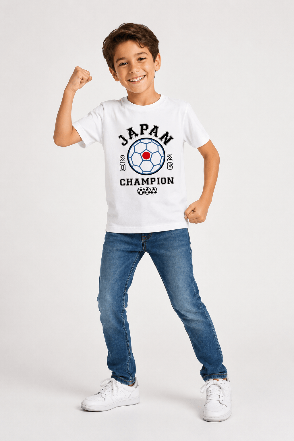 Kids Japan Football T-Shirt - Brand Threads