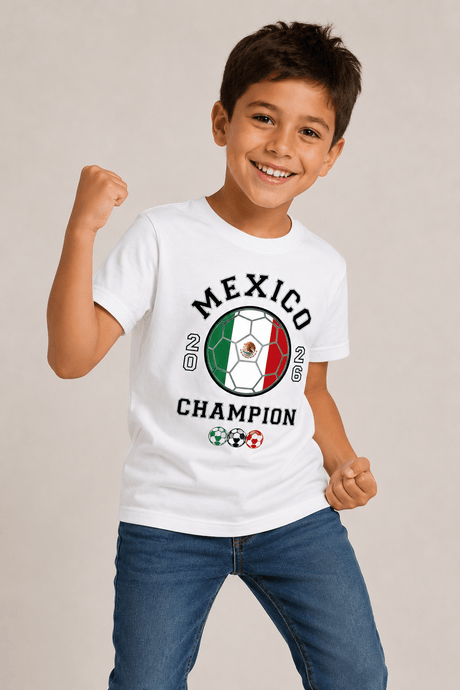 Kids Mexico Football T-Shirt - Brand Threads