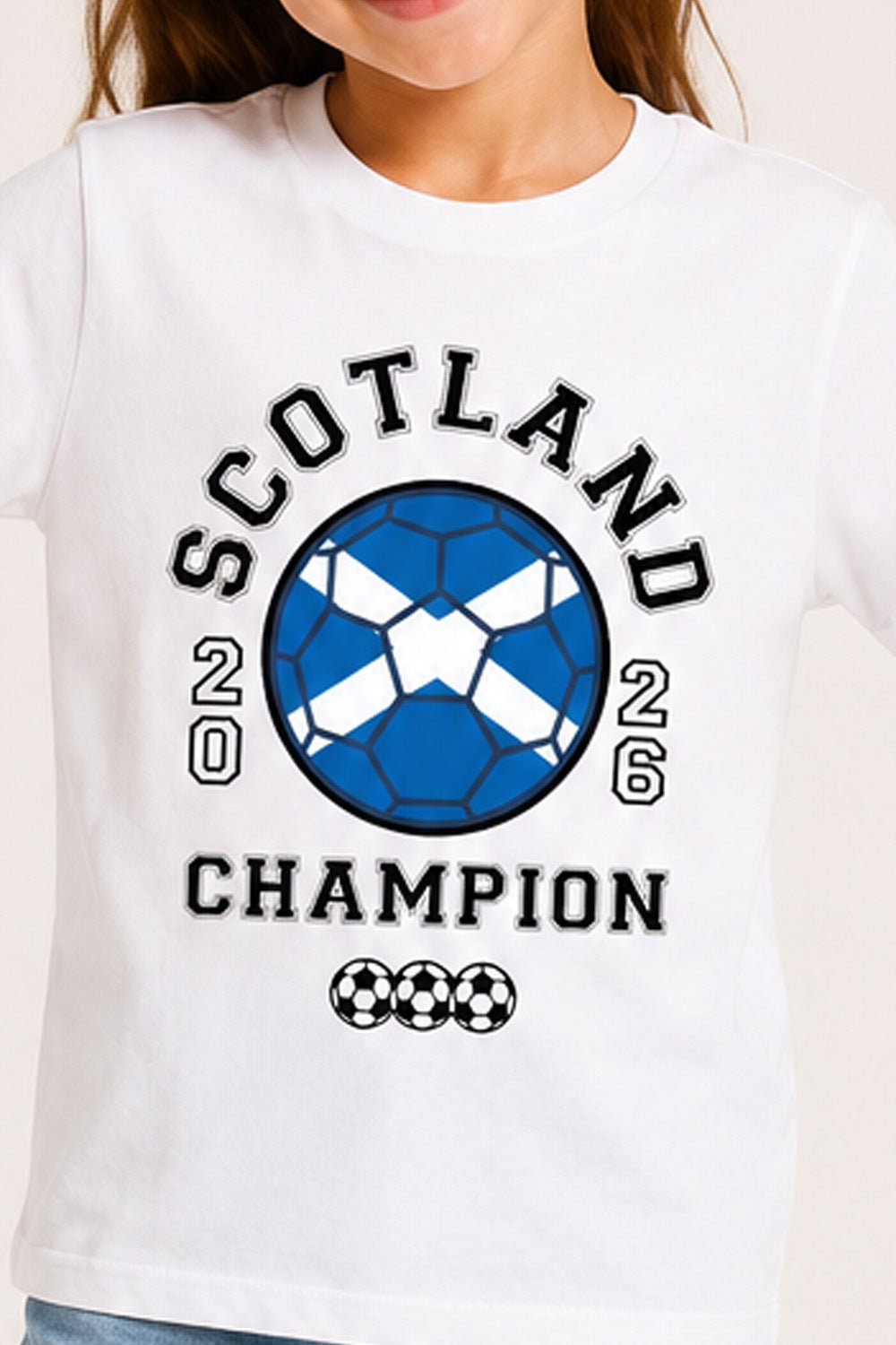 Kids Scotland Football T-Shirt - Brand Threads
