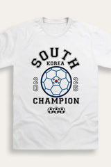 Kids South Korea Football T-Shirt - Brand Threads