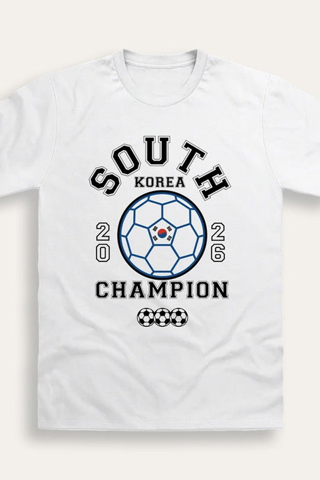 Kids South Korea Football T-Shirt - Brand Threads