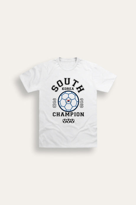 Kids South Korea Football T-Shirt - Brand Threads