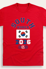 Kids South Korea Football T-Shirt - Brand Threads