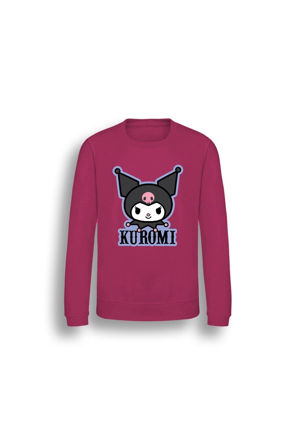 Kuromi girls sweatshirt – long sleeve pink kids sweatshirt - Brand Threads