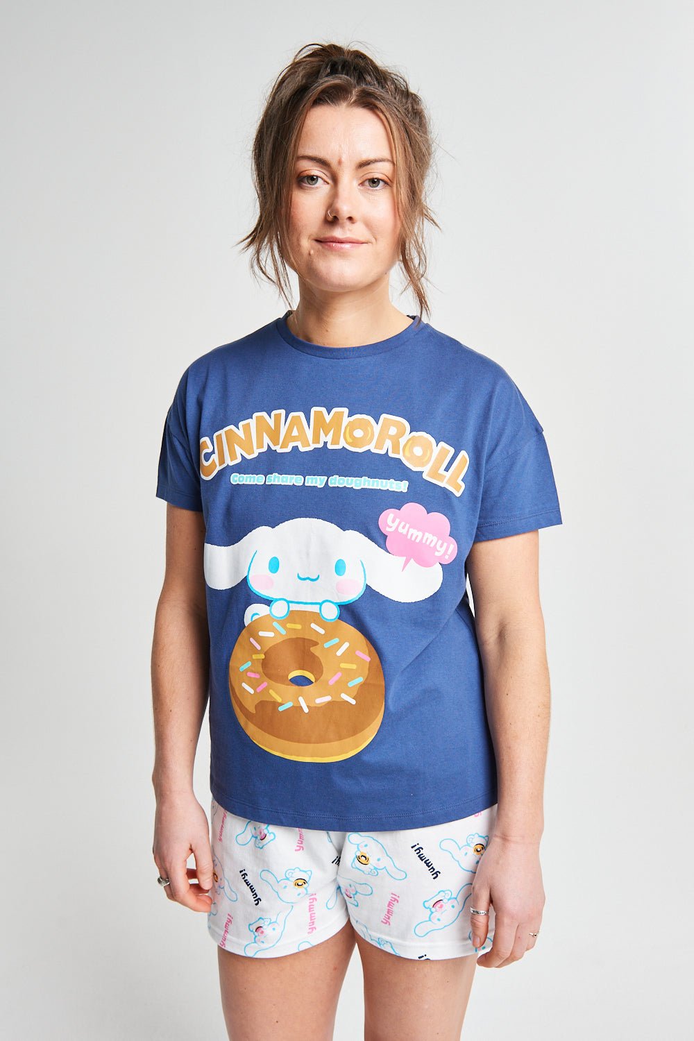 Ladies Cinnamoroll Short Pyjama Set - Brand Threads