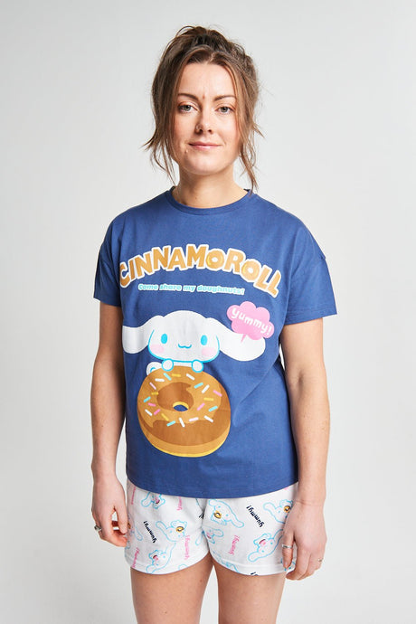 Ladies Cinnamoroll Short Pyjama Set - Brand Threads