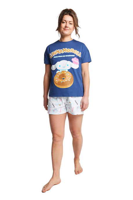 Ladies Cinnamoroll Short Pyjama Set - Brand Threads
