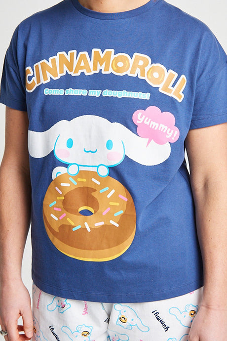 Ladies Cinnamoroll Short Pyjama Set - Brand Threads
