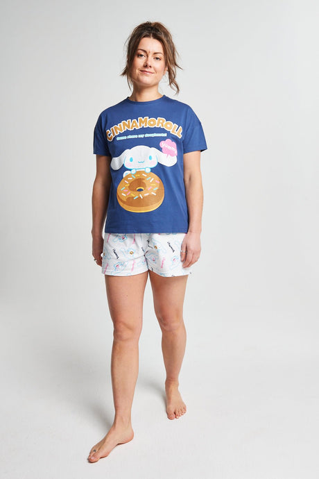 Ladies Cinnamoroll Short Pyjama Set - Brand Threads