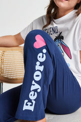 Ladies Eeyore Long Leg Pyjama Set - Brand Threads