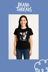 Ladies Gremlins Black Graphic T-Shirt - Brand Threads