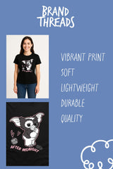 Ladies Gremlins Black Graphic T-Shirt - Brand Threads