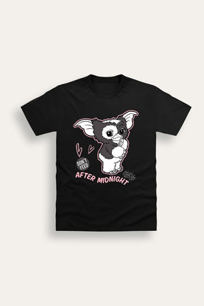 Ladies Gremlins Black Graphic T-Shirt - Brand Threads