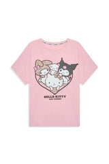 Ladies Hello Kitty Pyjama Set - Brand Threads