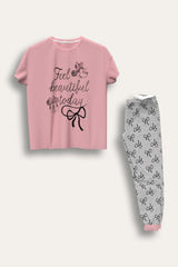 Ladies Minnie Mouse Pyjama Set - Brand Threads