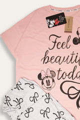 Ladies Minnie Mouse Pyjama Set - Brand Threads